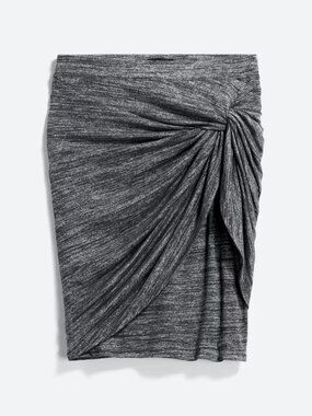 [Goldray] Esmee Knit Midi Wrap Skirt